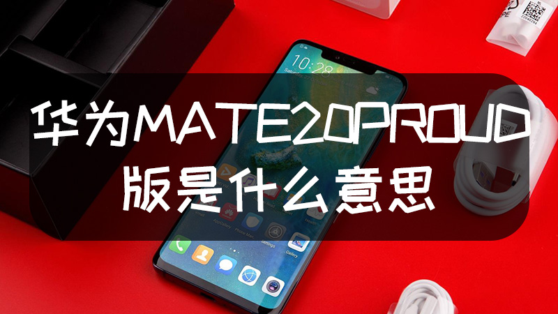 华为mate20proud版是什么意思